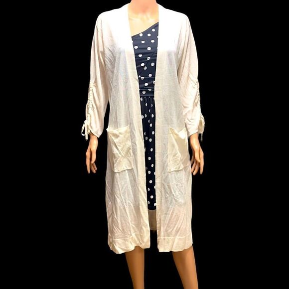 MICHAEL KORS Open Long Cardigan SMALL NWT - Picture 2 of 15